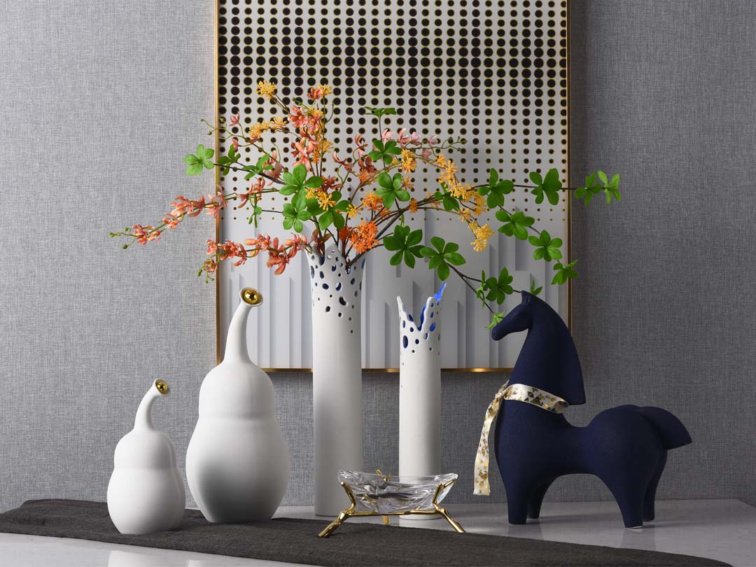 Keramická váza do obývačky s feng shui